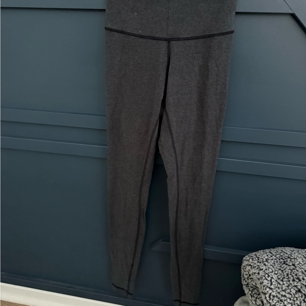 Dark Gray High-Waisted Leggings